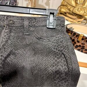 AG ‘The Legging’ Leopard-Print Jeans